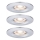 Paulmann 94303 - KIT 3xLED/4W IP44 Badrum infälld lampa COIN 230V