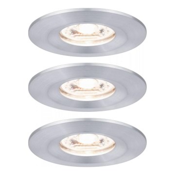 Paulmann 94305 - KIT 3xLED/4W IP44 Badrum infälld lampa NOVA 230V
