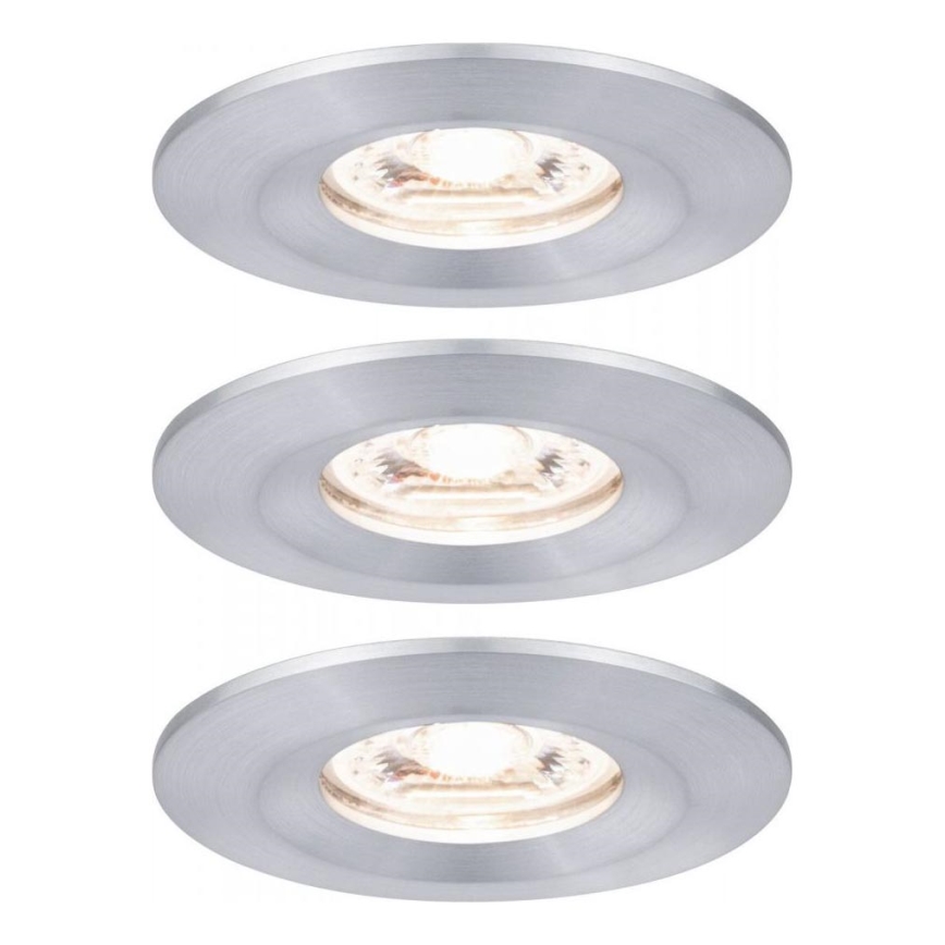 Paulmann 94305 - KIT 3xLED/4W IP44 Badrum infälld lampa NOVA 230V
