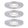 Paulmann 94305 - KIT 3xLED/4W IP44 Badrum infälld lampa NOVA 230V