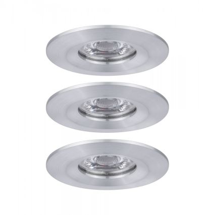 Paulmann 94305 - KIT 3xLED/4W IP44 Badrum infälld lampa NOVA 230V