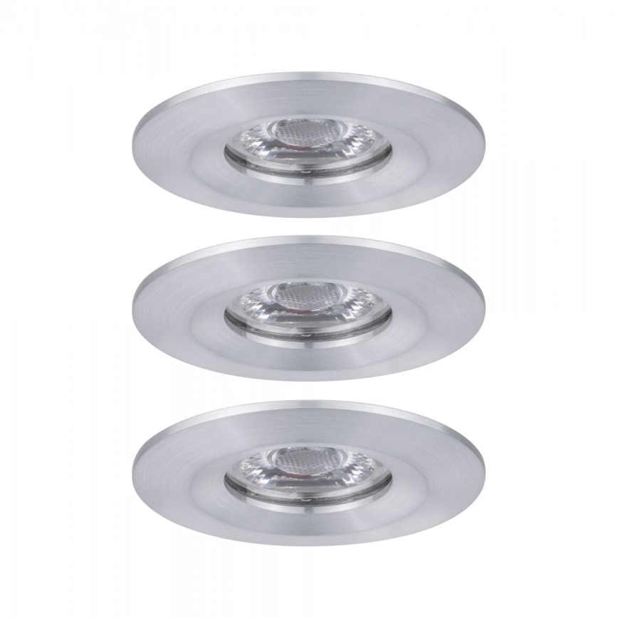 Paulmann 94305 - KIT 3xLED/4W IP44 Badrum infälld lampa NOVA 230V