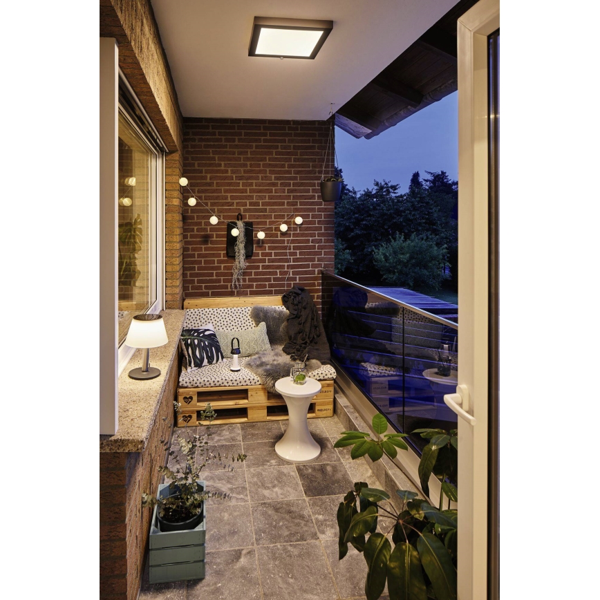 Paulmann 94309 - LED/0,8W IP44 Ljusreglerad solar lamp LILLESOL 3,7V