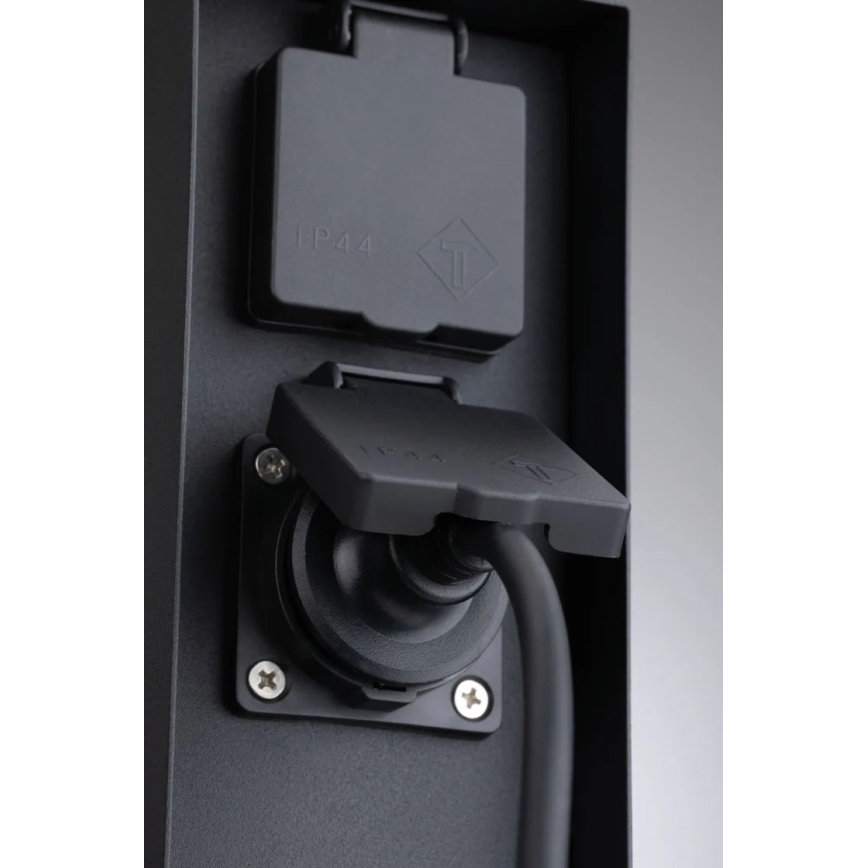 Paulmann 94313 - Kolumn med eluttag för utomhusbruk RIO 4Z SCHUKO 230V IP44