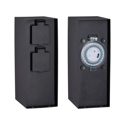 Paulmann 94314 - Utomhusuttagskolonn med timer 2Z SCHUKO