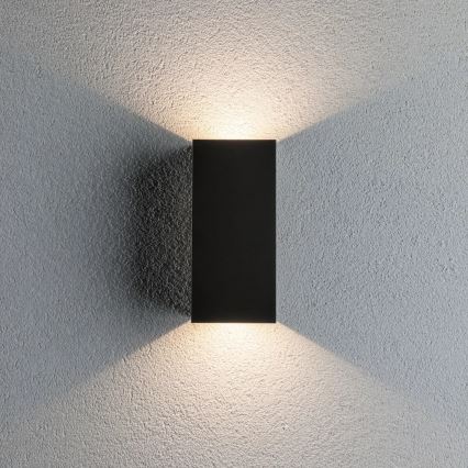 Paulmann 94325 - 2xLED/6,5W IP44 Vägglampa för utomhusbruk FLAME 230V