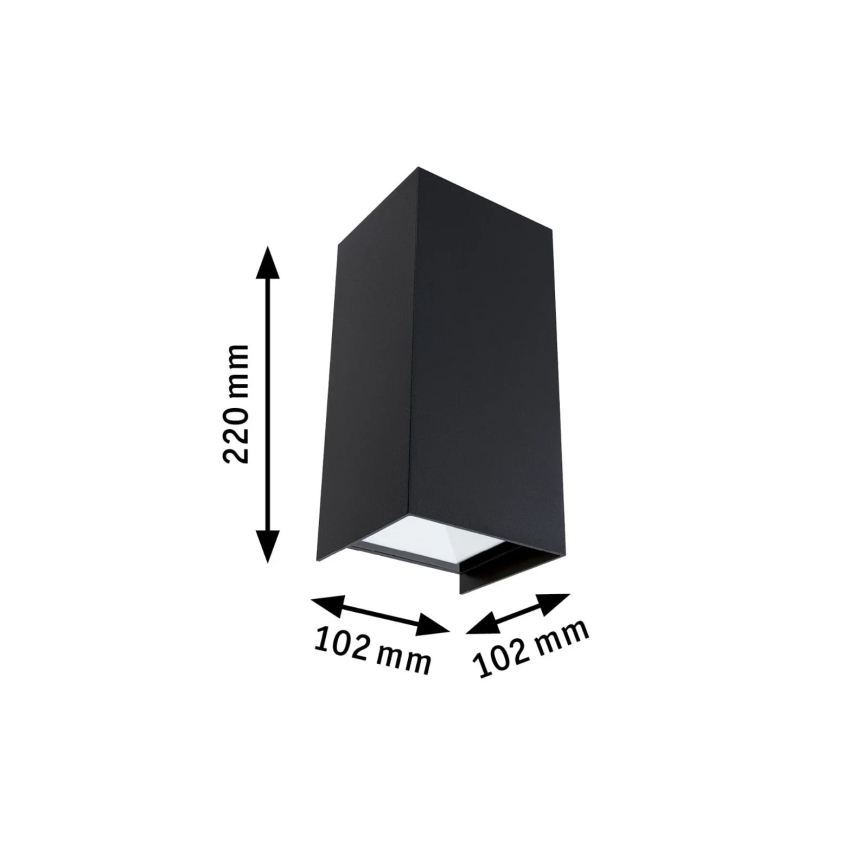 Paulmann 94325 - 2xLED/6,5W IP44 Vägglampa för utomhusbruk FLAME 230V