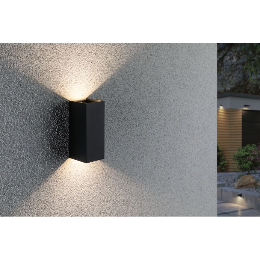 Paulmann 94326 - 2xLED/2,8W IP44 Utomhus Väggbelysning FLAME 230V