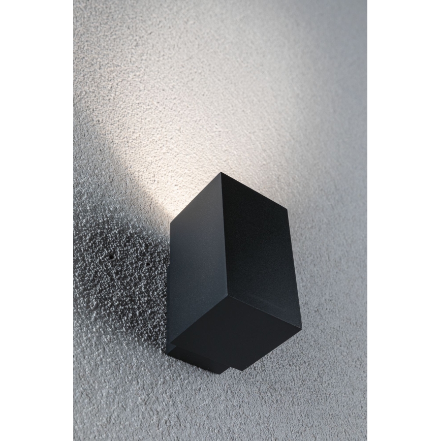 Paulmann 94327 - LED/3,8W IP44 Utomhus Väggbelysning FLAME 230V antracit