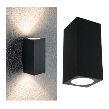 Paulmann 94328 - 2xLED/2,8W IP44 Utomhus Väggbelysning FLAME 230V antracit
