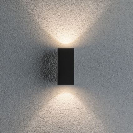 Paulmann 94328 - 2xLED/2,8W IP44 Utomhus Väggbelysning FLAME 230V antracit
