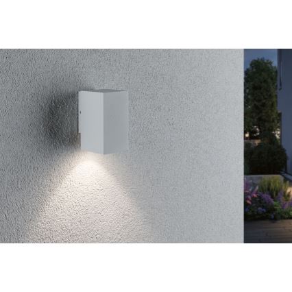 Paulmann 94329 - LED/3,8W IP44 Utomhus Väggbelysning FLAME 230V vit