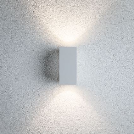 Paulmann 94330 - 2xLED/2,8W IP44 Utomhus Väggbelysning  FLAME 230V vit
