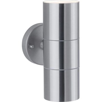 Paulmann 94331 - 2xGU10/10W IP44 Vägglampa för utomhusbruk FLAME 230V
