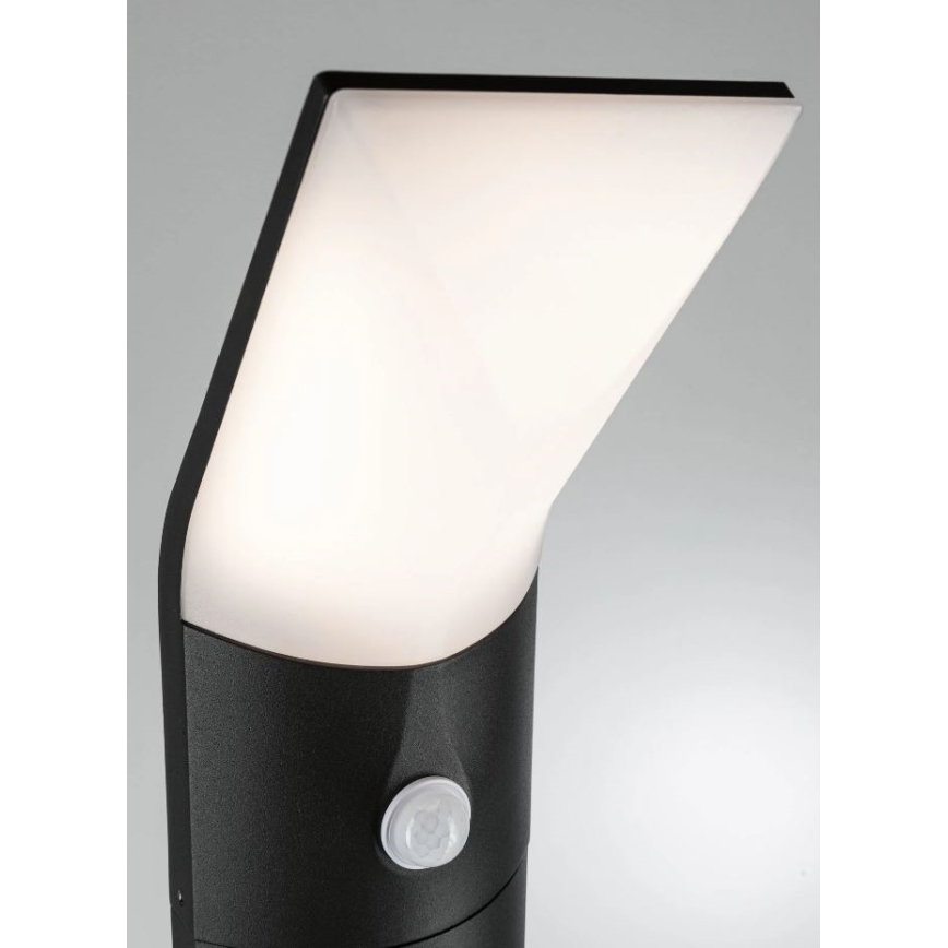 Paulmann 94403 - LED/10W IP44 Lampa med sensor för utomhusbruk ADYA 230V