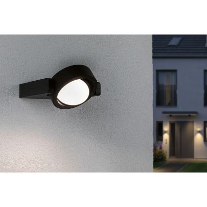 Paulmann 94406 - LED/8W IP44 Vägglampa för utomhusbruk SWIVEA 230V