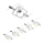 Paulmann 94432 - KIT 5xGU5,3/10W Spotlight för skensystem MAC 230V vit