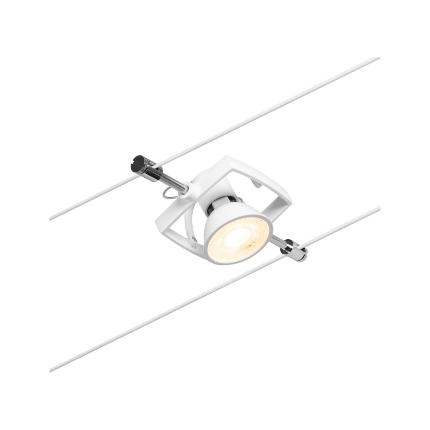 Paulmann 94432 - KIT 5xGU5,3/10W Spotlight för skensystem MAC 230V vit