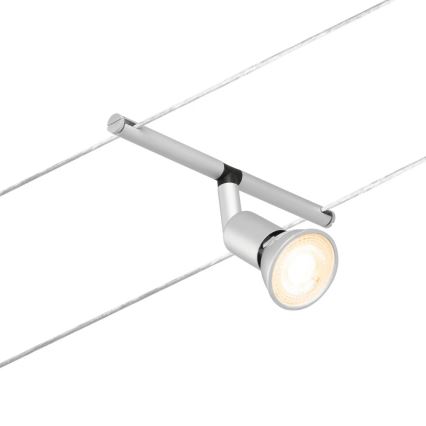 Paulmann 94442 - KIT 5xGU5,3/10W Spotlight för skensystem SALT 230V matt krom