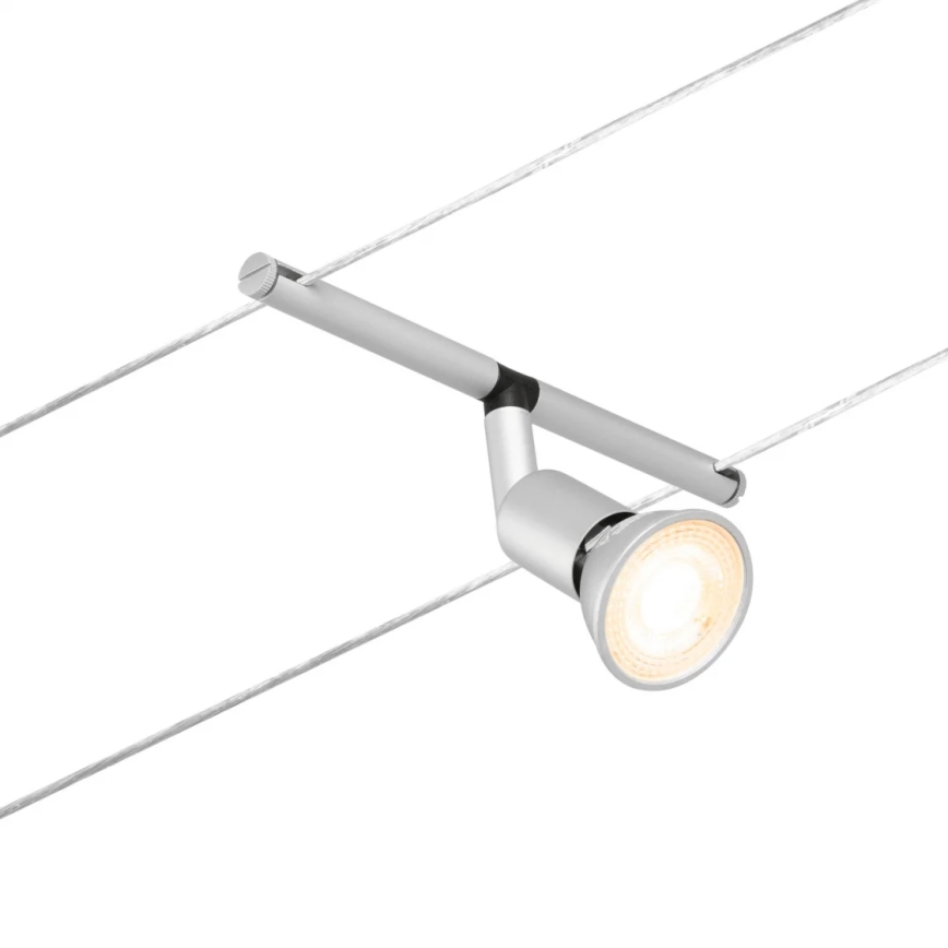 Paulmann 94442 - KIT 5xGU5,3/10W Spotlight för skensystem SALT 230V matt krom