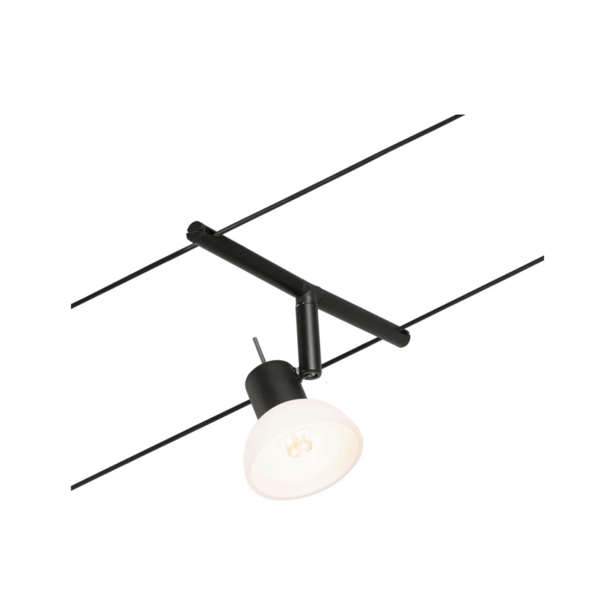 Paulmann 94450 - KIT 5xGU5,3/10W Spotlight för skensystem SHEELA 230V svart