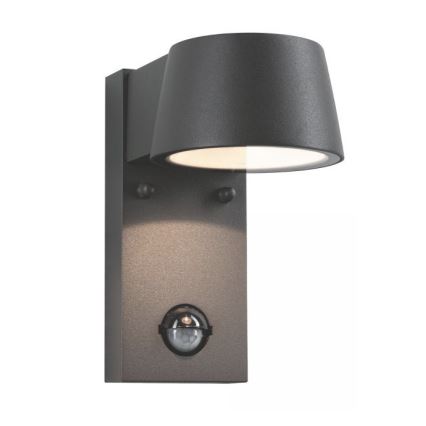 Paulmann 94453 - LED/6W IP44 Utomhus Väggbelysning med sensor CAPEA 230V