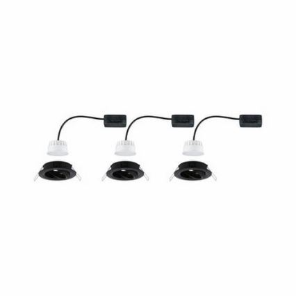 Paulmann 94471 - SET 3xLED/6W IP23 Badrumsinfälld armatur NOVA 230V