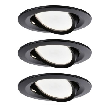 Paulmann 94471 - KIT 3xLED/6W IP23 Badrum infälld lampa NOVA 230V