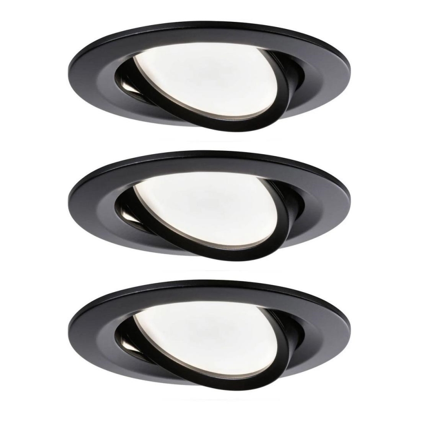 Paulmann 94471 - KIT 3xLED/6W IP23 Badrum infälld lampa NOVA 230V