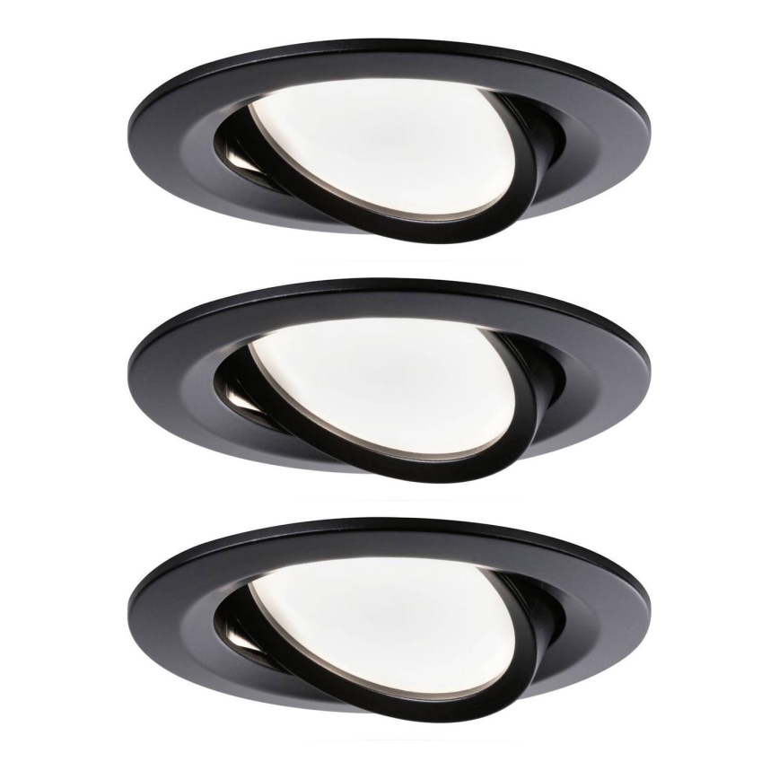 Paulmann 94472 - KIT 3xLED/6W IP23 Ljusreglerad bathroom upphängd taklampa NOVA 230V