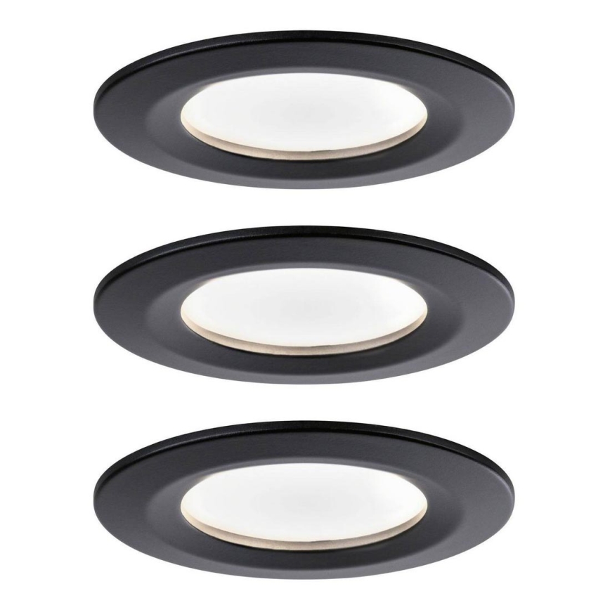 Paulmann 94473 - KIT 3xLED/6W IP44 Badrum infälld lampa NOVA 230V
