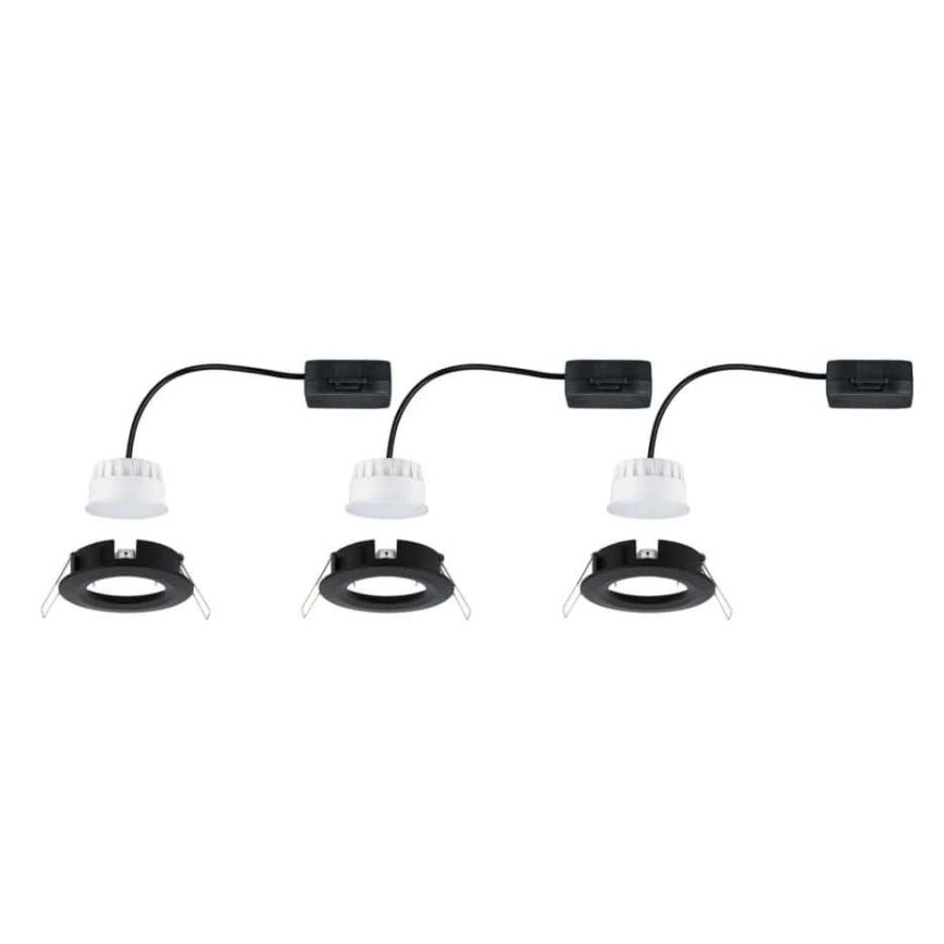 Paulmann 94473 - KIT 3xLED/6W IP44 Badrum infälld lampa NOVA 230V