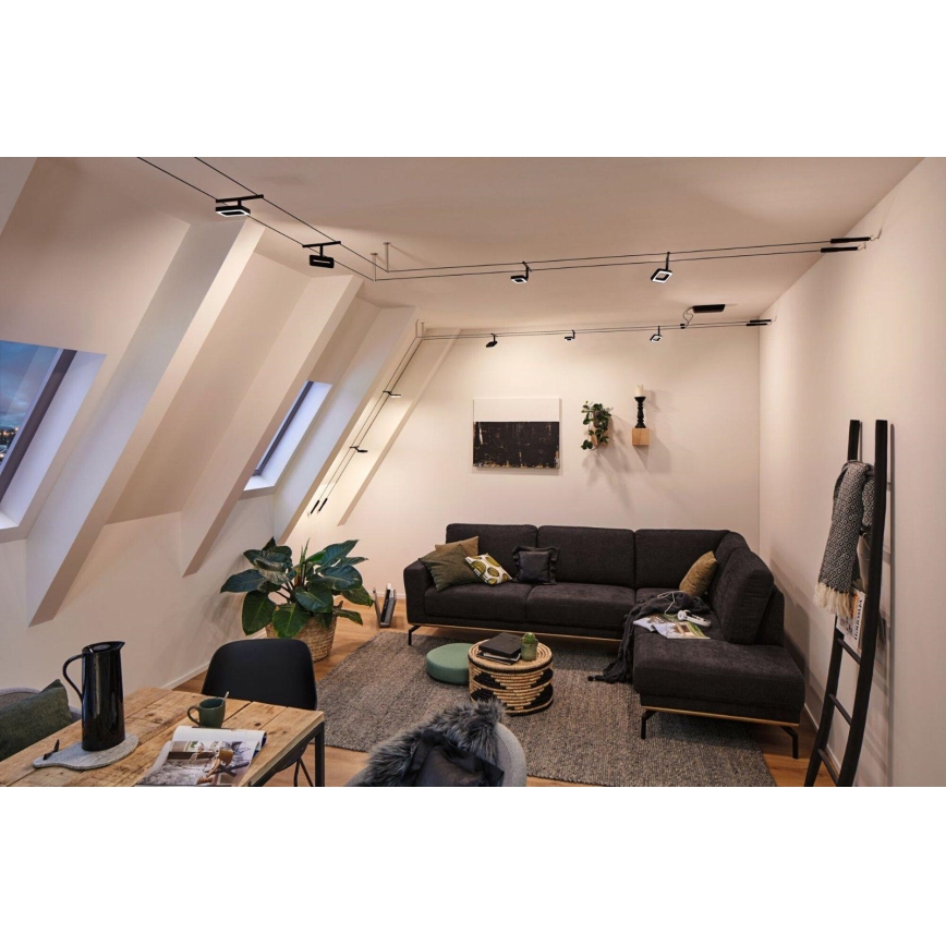 Paulmann 94485 - KIT 5xLED/4,8W Spotlight för skensystem FRAME 230V svart