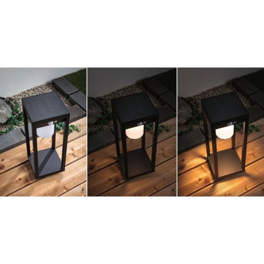 Paulmann 94573 - LED/5,5W IP44 Solcellslampa med en sensor MARISOL 3,7V