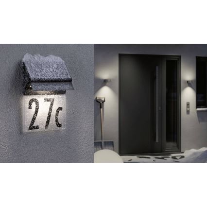 Paulmann 94694 - LED/0,2W IP44 Solar house number NEDA 3,7V