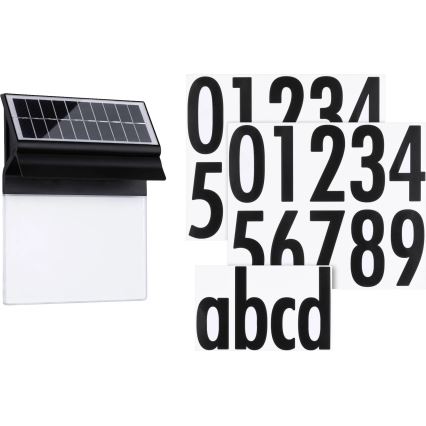 Paulmann 94694 - LED/0,2W IP44 Solar house number NEDA 3,7V