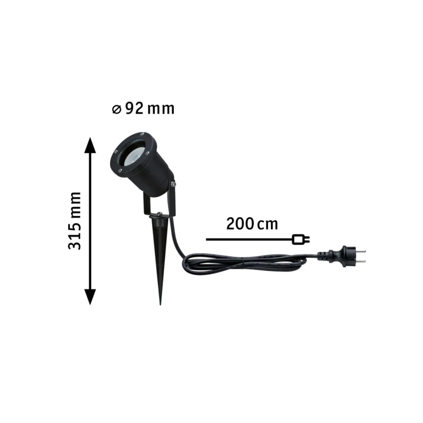 Paulmann 94731 - LED/4,3W IP65 Utomhuslampa SPOT 230V