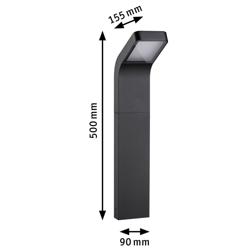 Paulmann 94746 - LED/7,5W IP44 Utomhuslampa KULMA 230V