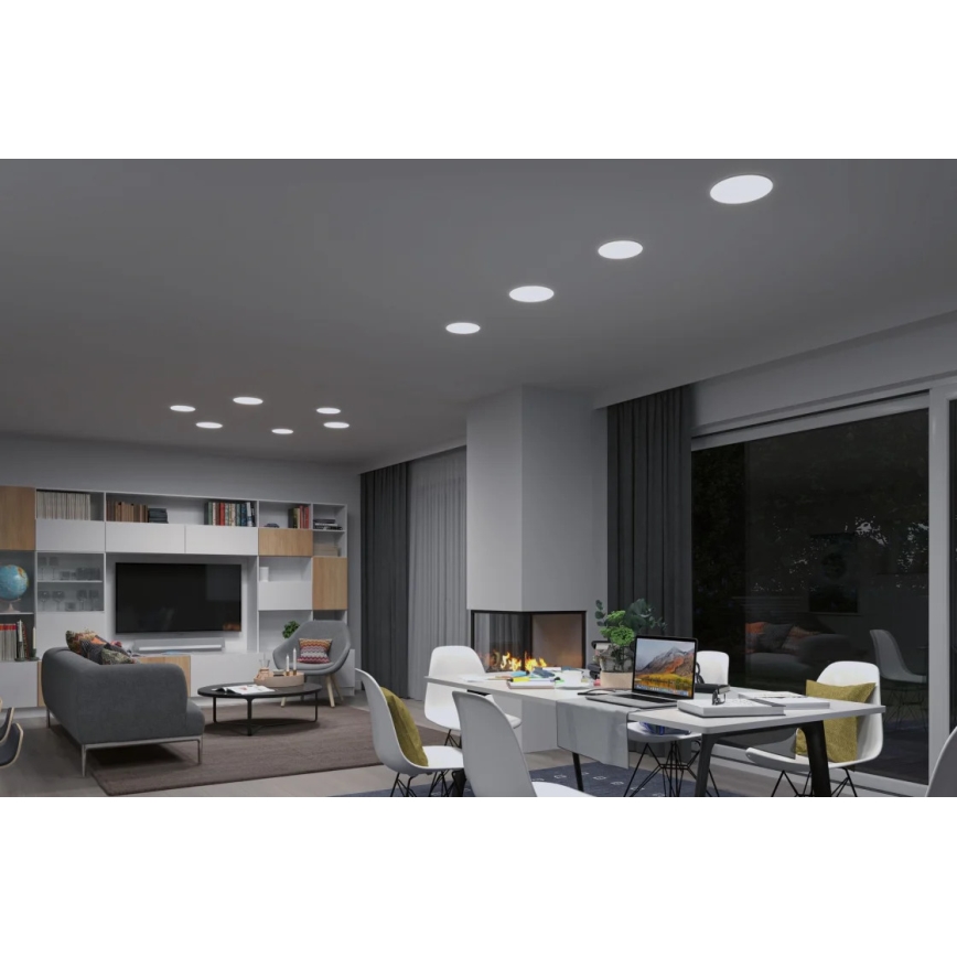 Paulmann 95386 - LED/15W IP44 Dimbar badrumsbelysning SMART VELUNA 230V