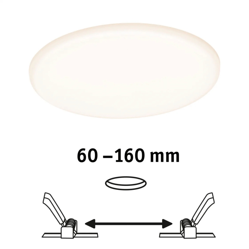 Paulmann 95386 - LED/15W IP44 Dimbar badrumsbelysning SMART VELUNA 230V