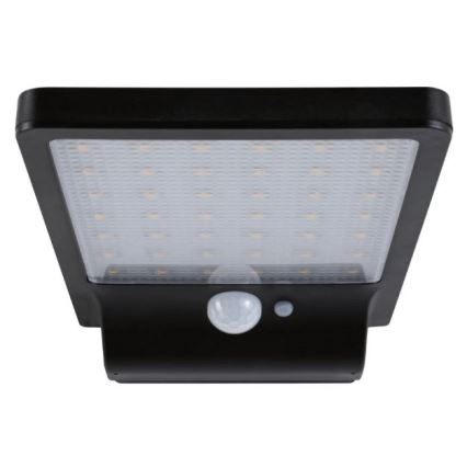 Paulmann 95393 - LED/4W IP44 Dimbar solcellsvägglampa med sensor SOLVEIG 3,7V