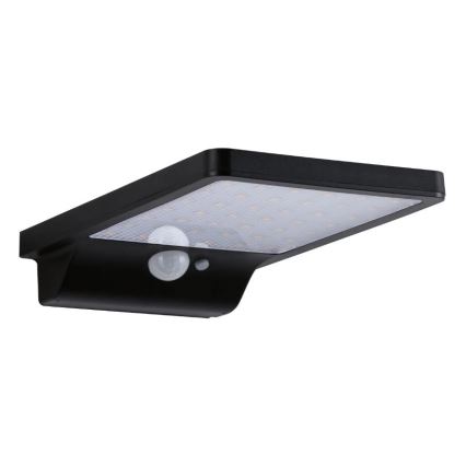 Paulmann 95393 - LED/4W IP44 Dimbar solcellsvägglampa med sensor SOLVEIG 3,7V