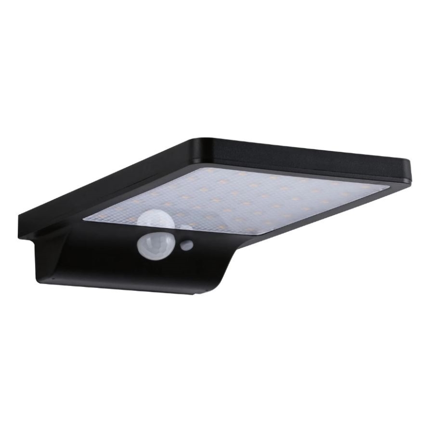 Paulmann 95393 - LED/4W IP44 Dimbart solcellsvägglampa med sensor SOLVEIG 3,7V 2000 mAh
