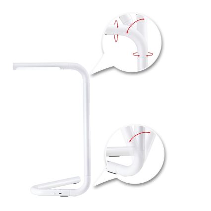 Paulmann 95423 - LED/4,5W Dimbar touch Bordslampa FLEXLINK 5V/USB 4400 mAh vit
