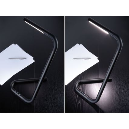 Paulmann 95424 - LED/4,5W Dimbart touchbordslampa FLEXLINK 5V/USB 4400 mAh svart
