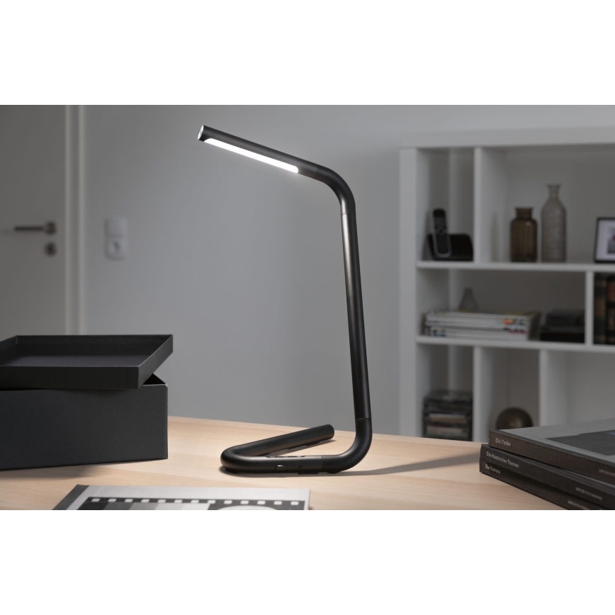 Paulmann 95424 - LED/4,5W Dimbart touchbordslampa FLEXLINK 5V/USB 4400 mAh svart