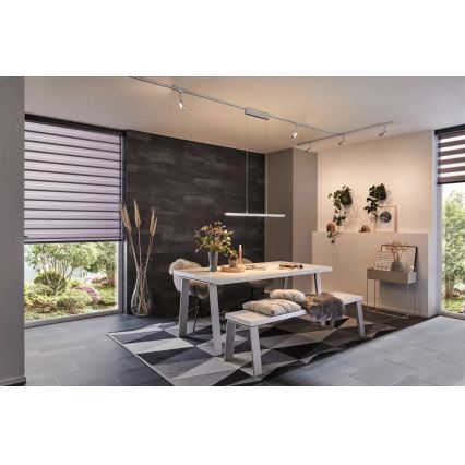 Paulmann 95578 - LED/40W Ljusreglerad ljuskrona på textilsladd URAIL LENTO 230V 2700-6500K