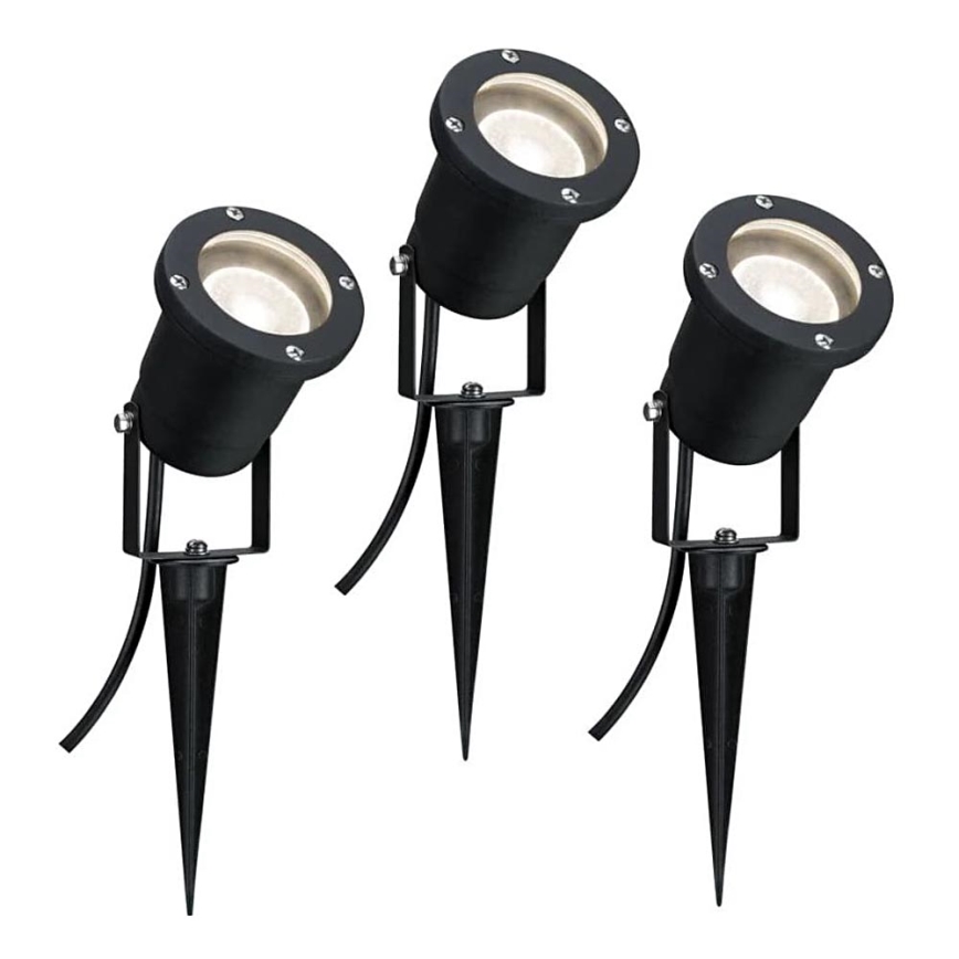 Paulmann 98897 - KIT 3xLED GU10/3,5W IP65 Utomhuslampa 230V