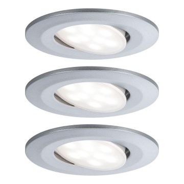 Paulmann 99933 - SET OM 3x LED/5,2W IP65 Dimbart badrumsinfällt takarmatur 230V