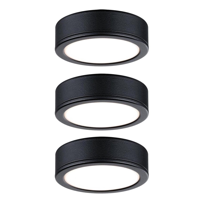 Paulmann 99990 - KIT 3xLED/3,5W Möbelbelysning PUKK 230V